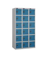 6 Door Probe Locker Nest of 3